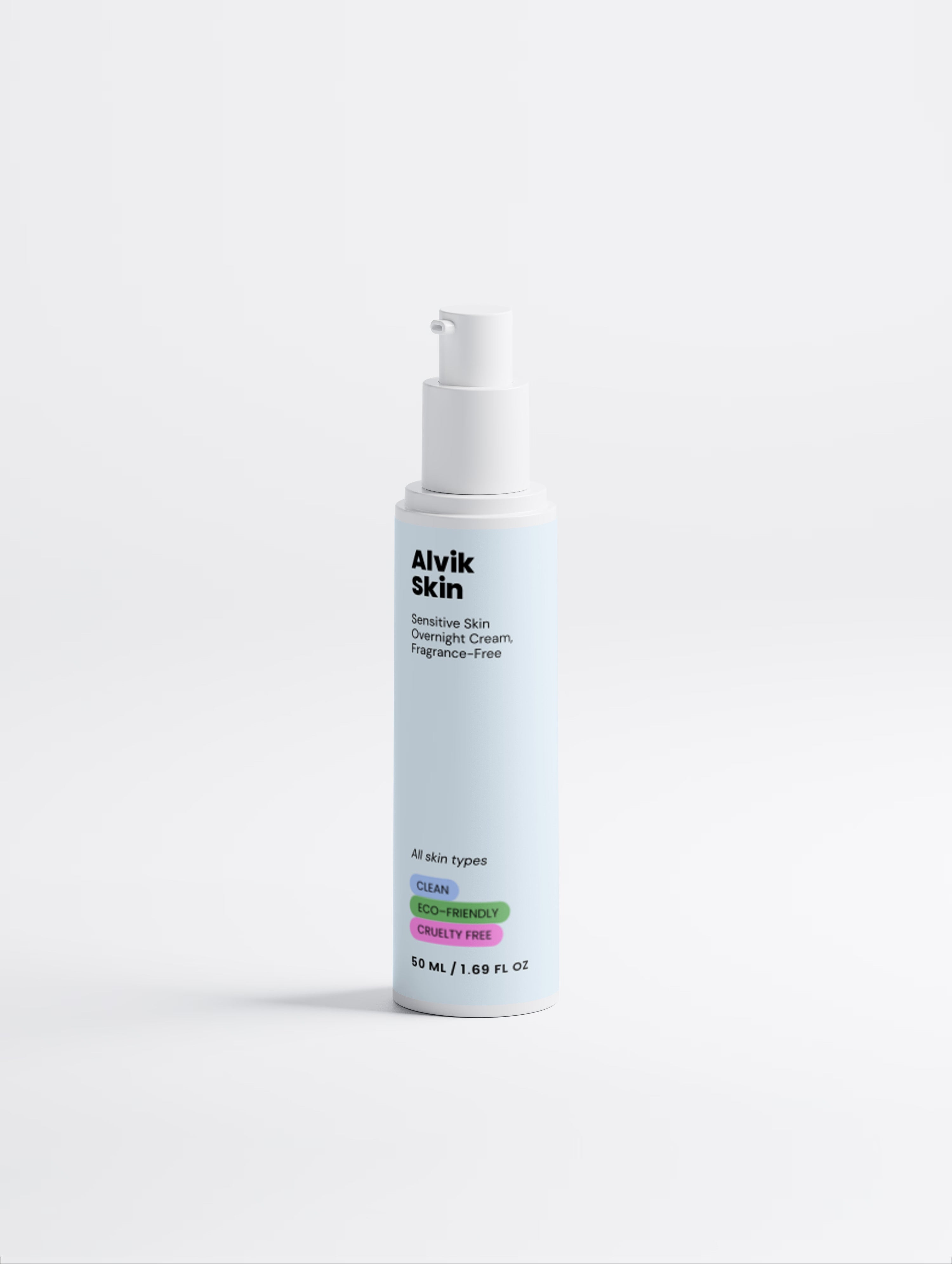 Sensitive Skin Overnight Cream, Fragrance-Free