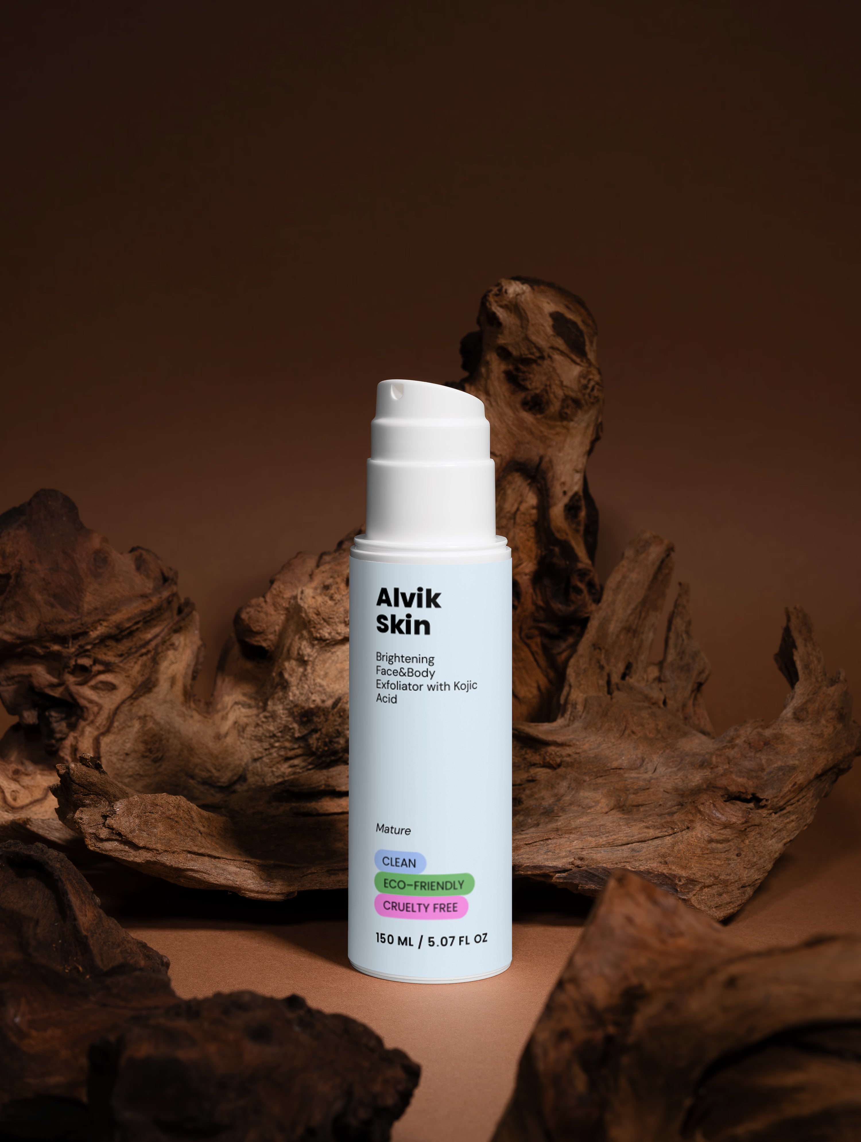 Brightening Face&Body Exfoliator with Kojic Acid