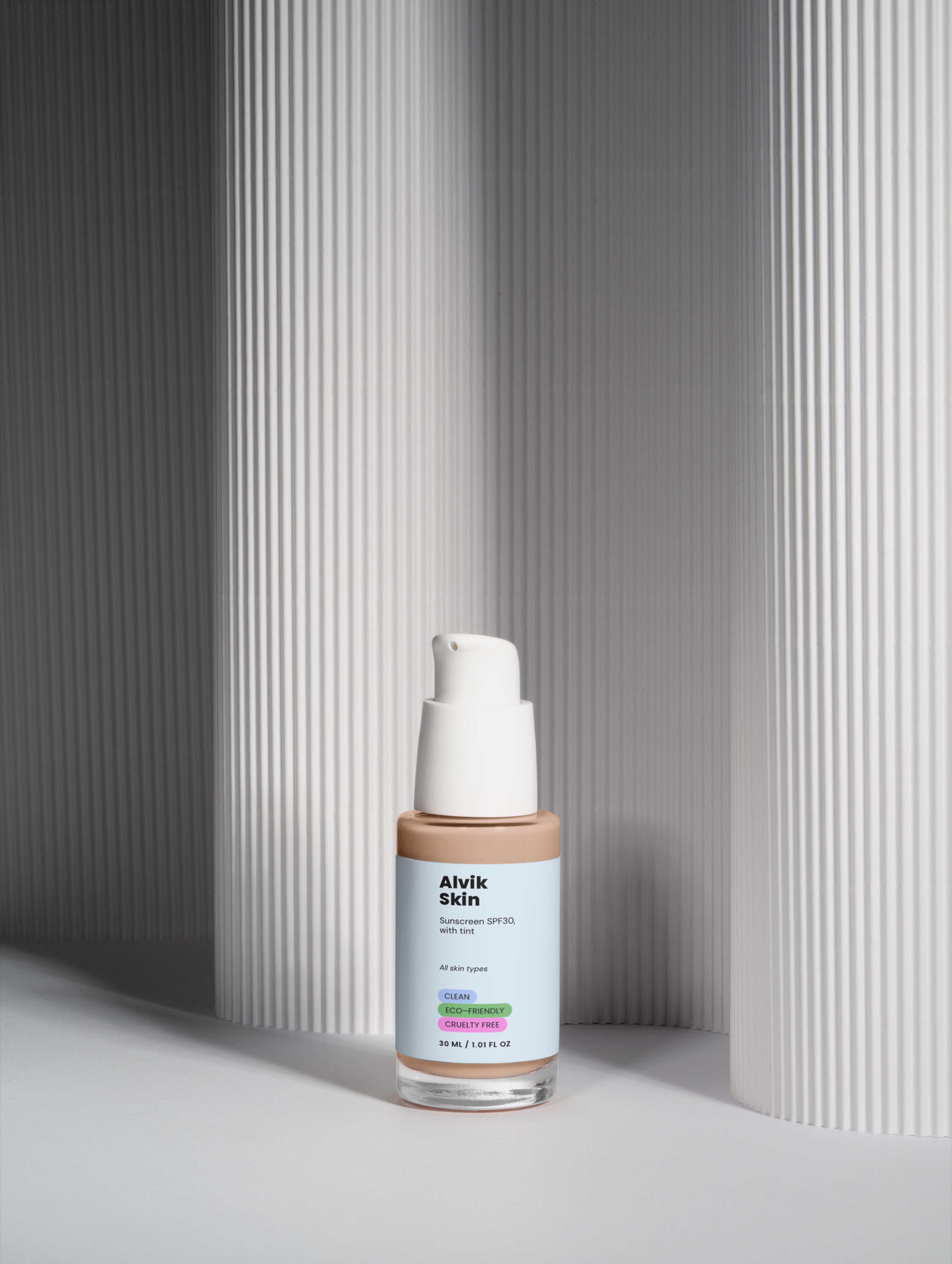 Sunscreen SPF30, with tint